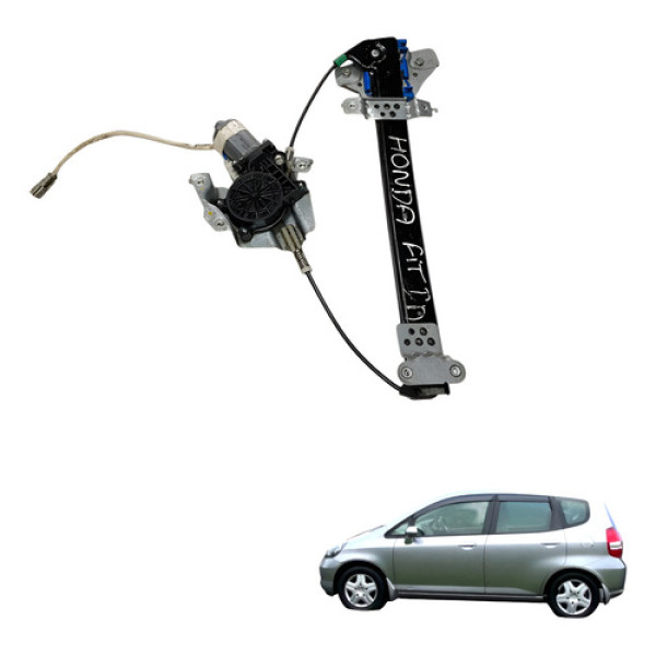 Maquina Vidro Elétrico Traseira Direita Honda Fit 2004 2008