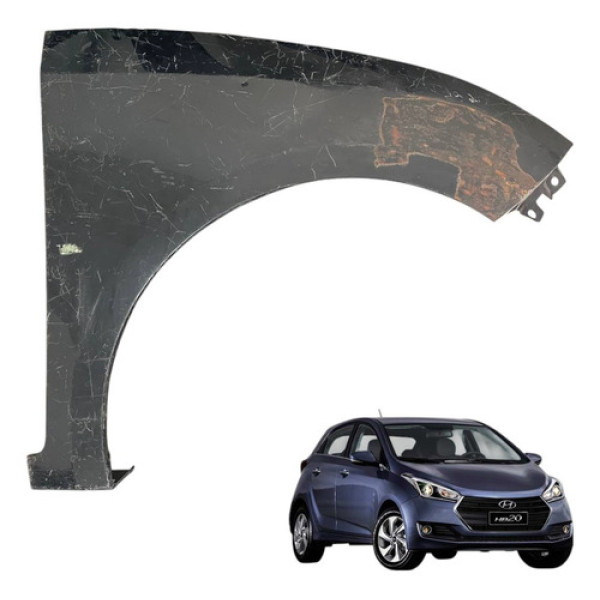 Paralama Direito Hb20 2013 2015 2017 2018 2019 Preto