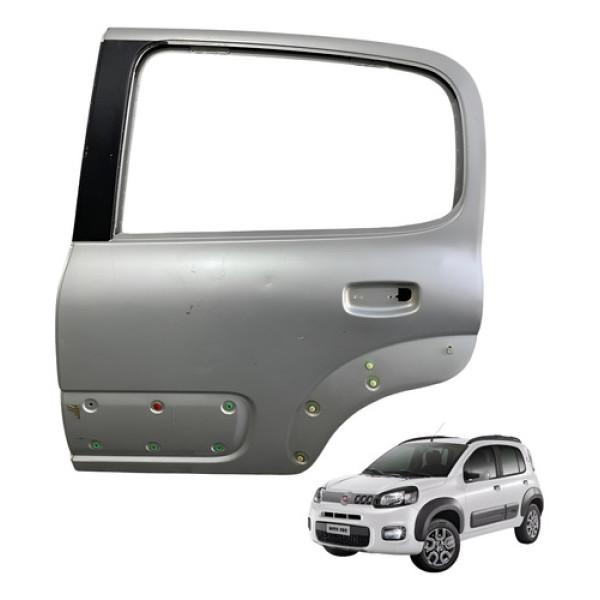 Porta Traseira Esquerda Fiat Uno Vivace Way 2012 2016