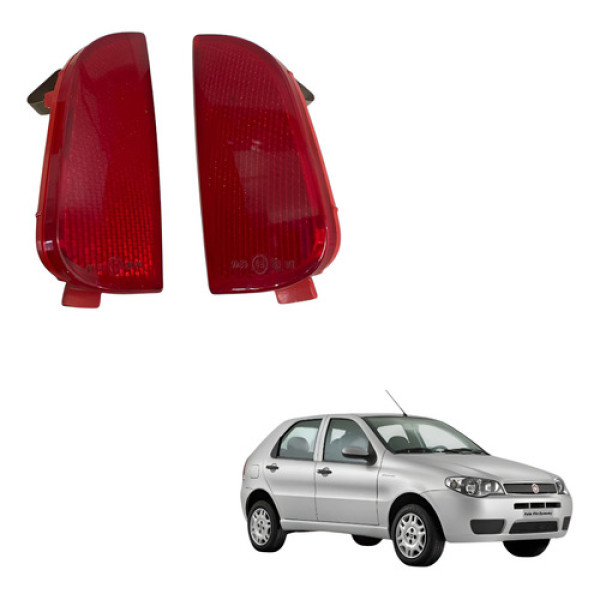 Par Refletor Olho De Gato Fiat Palio 2012 2015 2017
