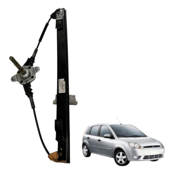 Maquina Vidro Traseira Direita Manual Ford Fiesta 2004 2014