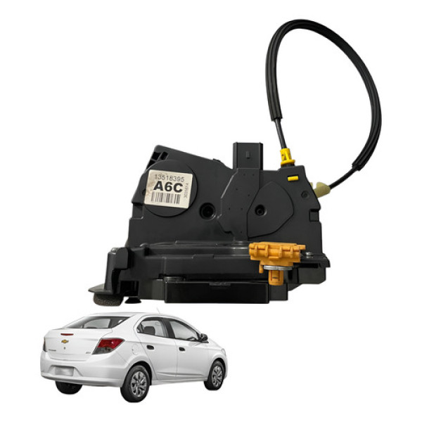 Fechadura Eletrica Porta Tras Direita Prisma 2015 2016 2017