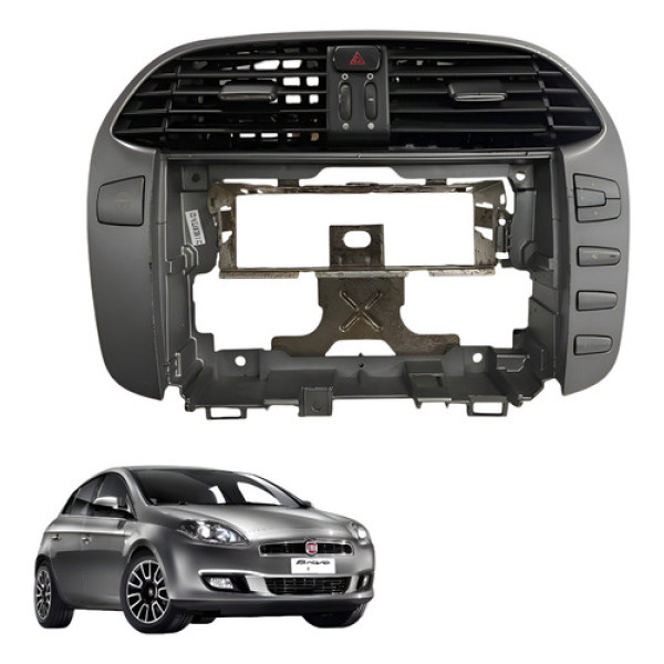 Moldura Multimidia Difusor Ar Fiat Bravo 2012 2013 14