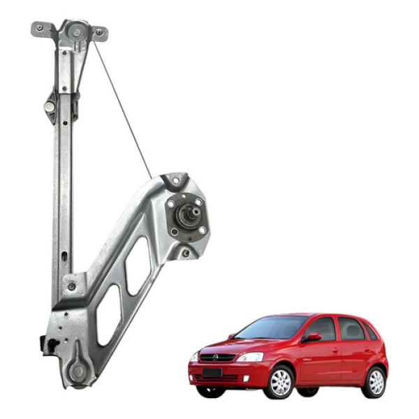 Máquina Vidro Manual Traseiro Esquerdo Gm Corsa 2003 2013