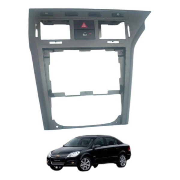 Moldura Painel Radio Pisca Alerta Vectra 2008 2009 2010 2011 Peça 1