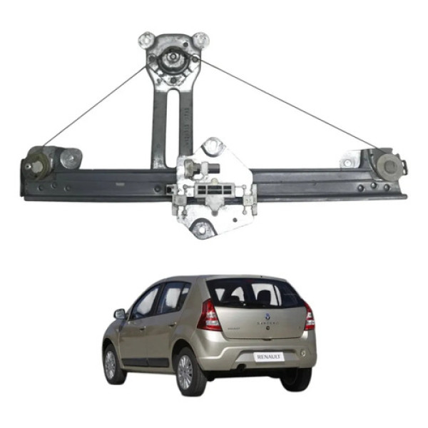 Maquina Vidro Manual Traseira Esquerda Sandero 1.6 2007 2019