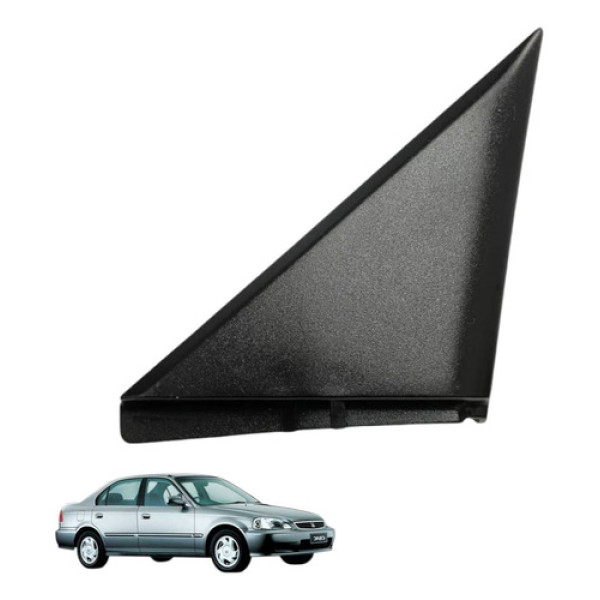 Moldura Interno Retrovisor Direito Honda Civic 2000 2001 Lx