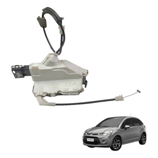 Fechadura Eletrica Tras Esquerdo Citroen C3 2012 2016