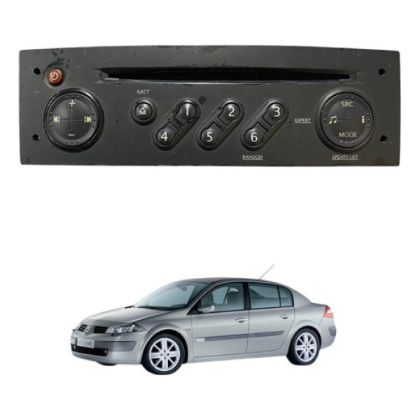 Radio Cd Player Aparelho Som Renault Megane 2007 2008 2010