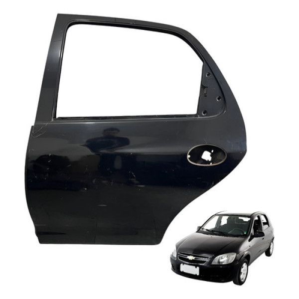 Porta Traseira Esquerda Gm Celta 2008 2010 2012 2016
