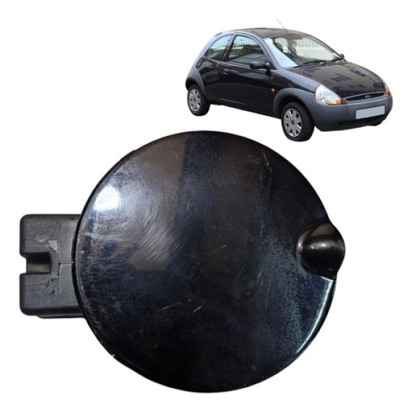 Portinhola Tanque De Combustivel Preta Ford Ka 2005 Gl