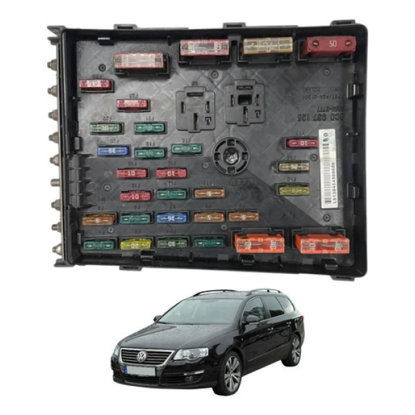 Caixa Fusivel Vw Passat Variant 2.0 Fsi 2006 2007 2008 2009