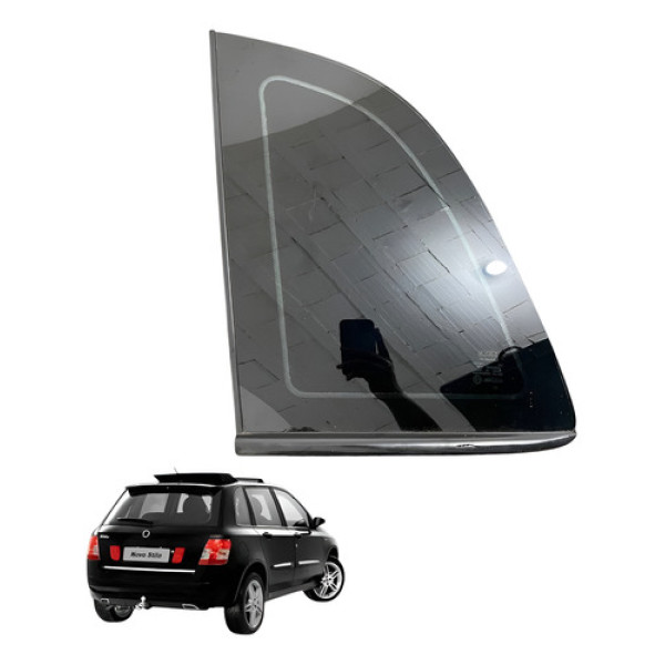 Vidro Fixo Lateral Esquerdo Fiat Stilo 2007 Sporting ()