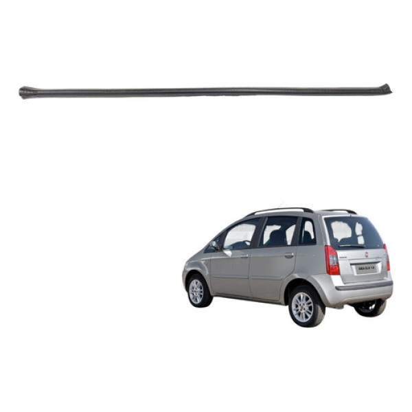 Borracha Vidro Externa Traseiro Esquerdo Fiat Idea 2006 2007