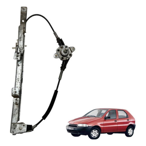 Máquina Vidro Manual Tras Direito Fiat Palio Siena 1996 2010