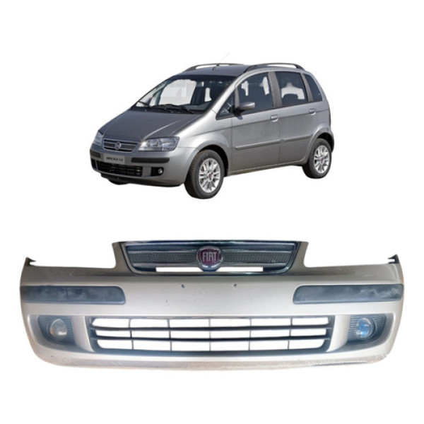 Parachoque Dianteiro Farol Grade Milha Idea 2006 2007 Hlx