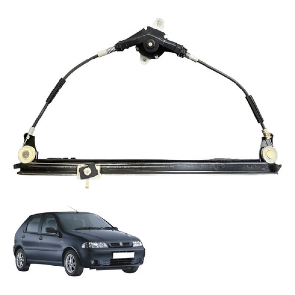 Maquina Vidro Manual Diant Direita Palio 2001 2003 2008