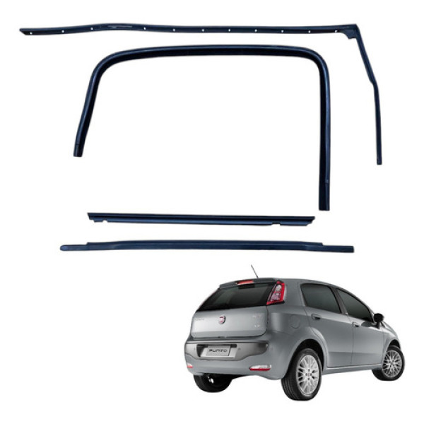 Kit Pestana Traseira Direito Fiat Punto Sporting 2013 2014