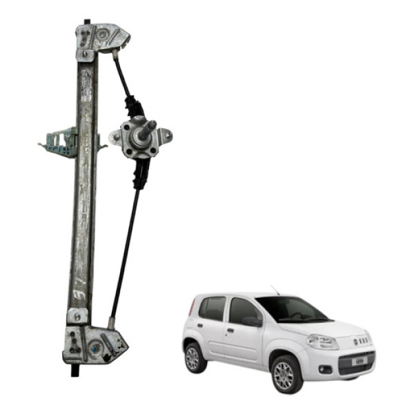 Maquina Vidro Manual Traseira Esquerda Uno Vivace 2015 2021