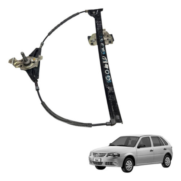 Máquina Vidro Manual Direita Diant Vw Gol G2 G3 G4 2000 2014