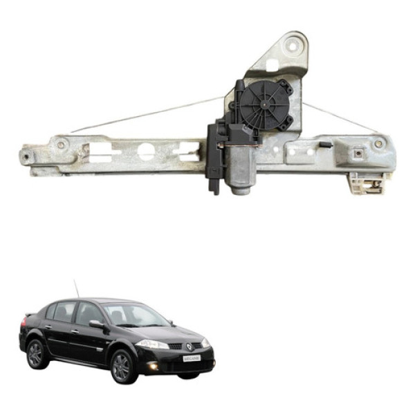 Maquina Vidro Traseira Direita Renault Megane 2007 2008 2012