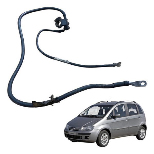 Chicote Cabo Negativo Bateria Fiat Idea 1.8 Gm 2006 2007 Hlx