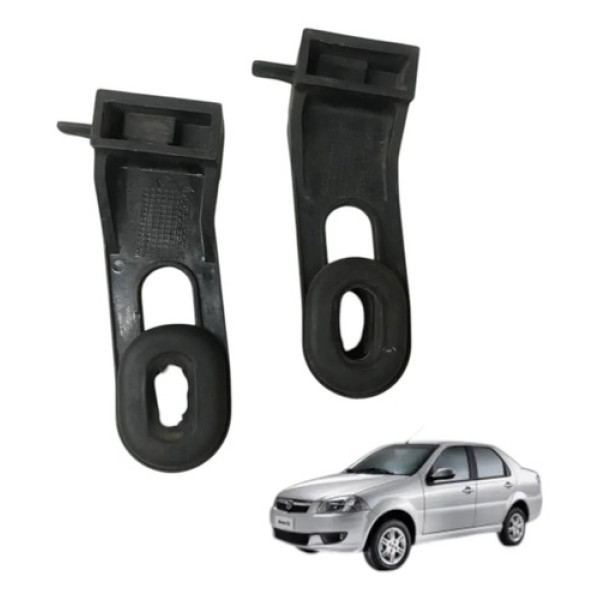 Par Suporte Coxim Radiador Idea Strada Siena 2004 2015 2017