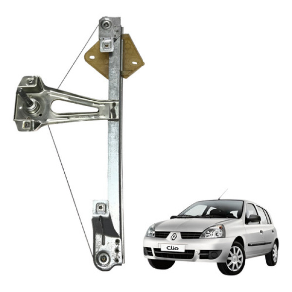 Maquina Vidro Elétrico Tras Direito Renault Clio 2010 2014