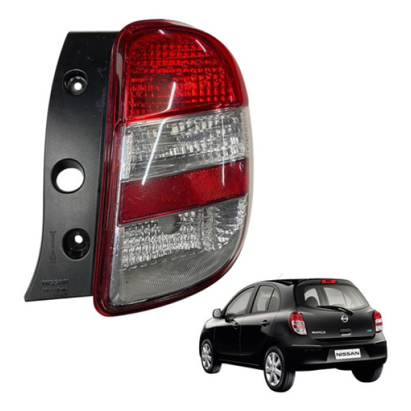 Lanterna Tras Direita Nissan March 2011 2012 2013 2014
