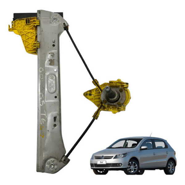 Máquina Vidro Esquerda Traseira Vw Gol G5 G6 G7 G8 2008 2023