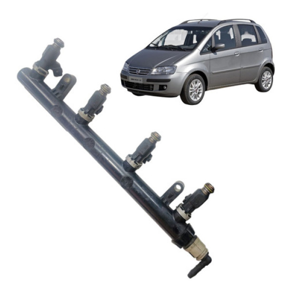 Flauta Dos Bicos Injetores Fiat Idea 1.8 2006 2007 Hlx