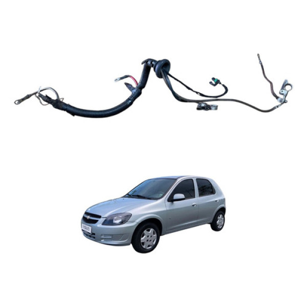 Cabo Polo Bateria Positivo Negativo Gm Celta 2012 2013 Lt