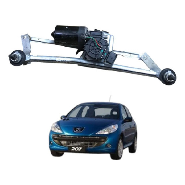 Maquina Limpador Parabrisa Dianteiro Peugeot 207 2011 2012