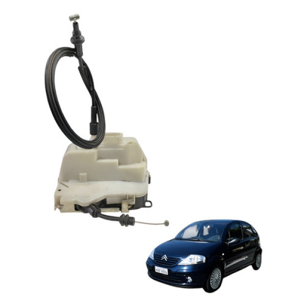 Fechadura Traseira Esquerdo Citroen C3 2003 2005 2010 2012