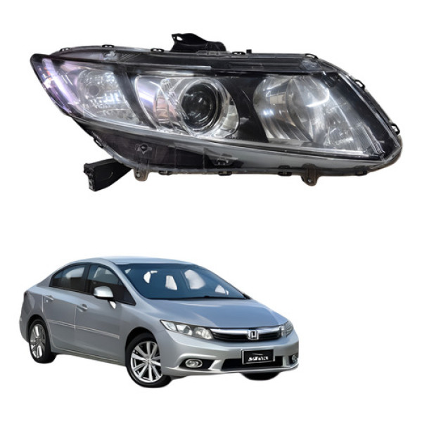 Farol Lado Direito Honda Civic 2012 2013 2014 2015 2016