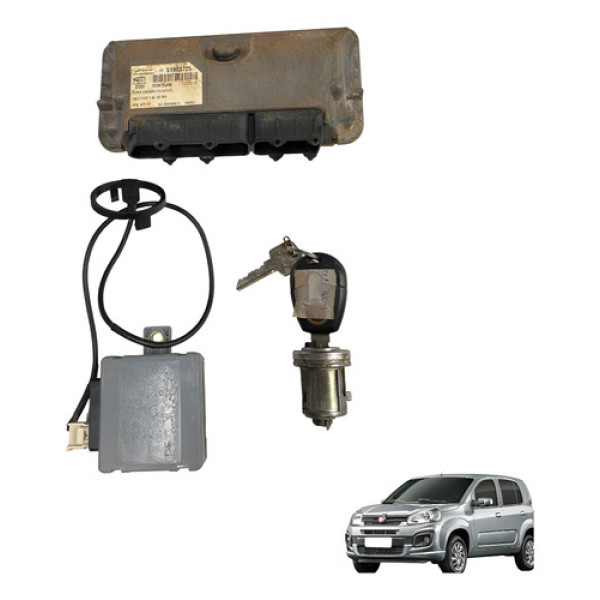 Kit Code Modulo Injecao Fiat Uno 1.0 8v Fire 2008 2010 2013