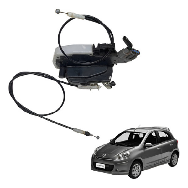 Fechadura Eletrica Diant Direita Nissan March 2009 2012 2014