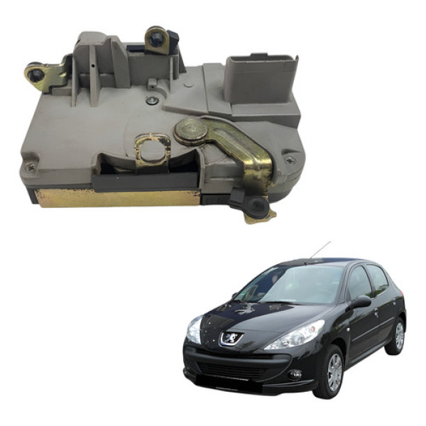 Fechadura Dianteira Esquerdo Peugeot 206 207 2002 2005 2006