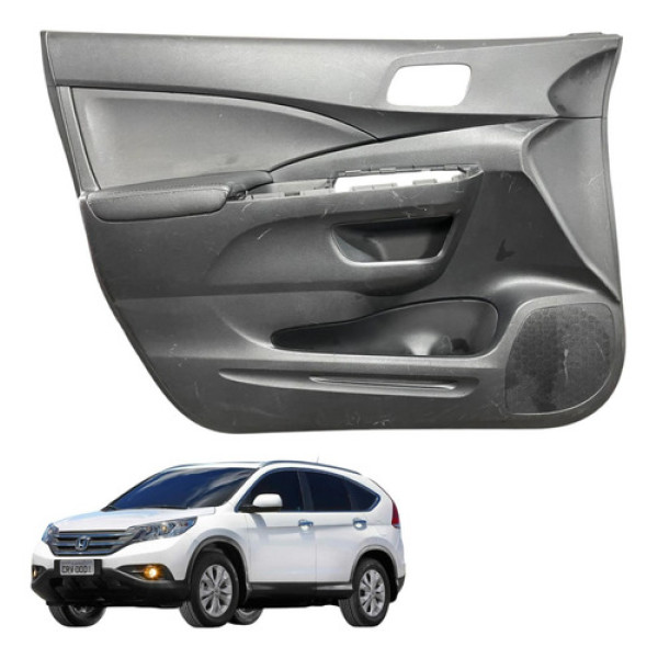 Forro De Porta Dianteiro Esquerdo Honda Crv 2012 Lx