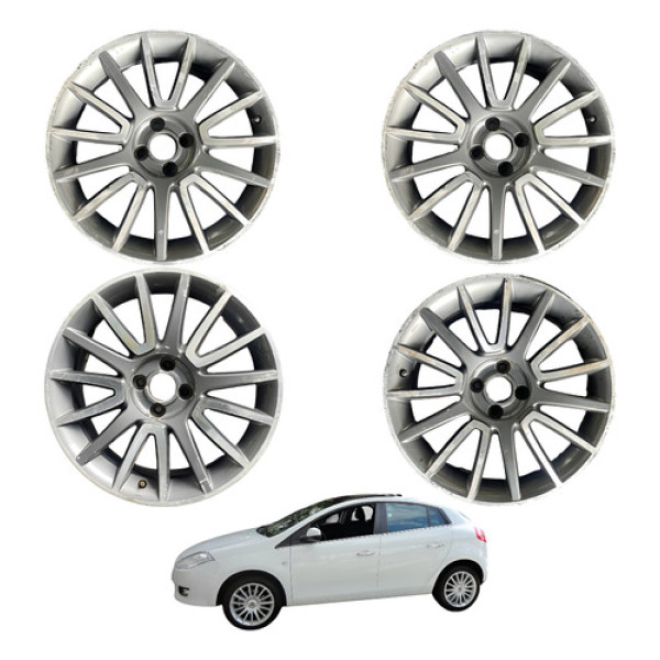 Jogo De Roda Aro 17 Original Fiat Bravo Sporting
