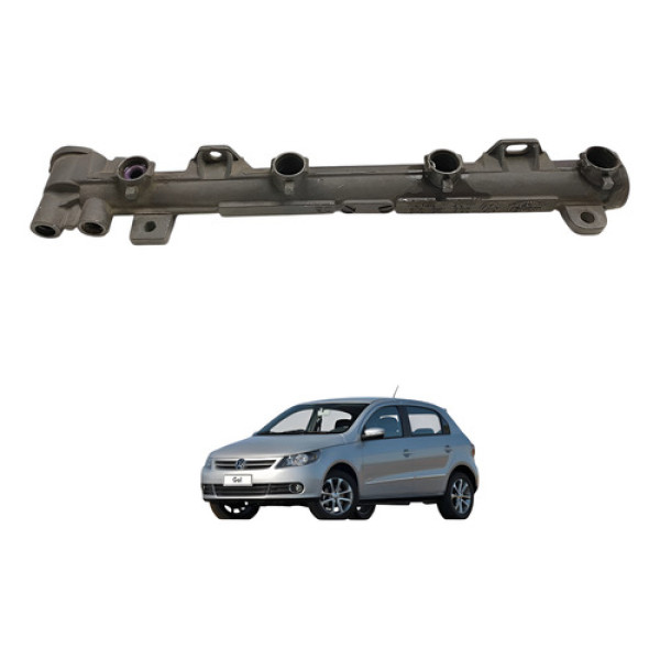 Flauta Bico Injetor Volkswagen Gol Saveiro 1.0 8v 2008 10 12