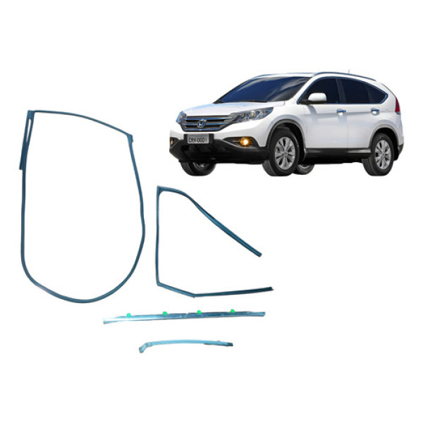 Kit Borracha Porta Tras Direi Crv 2012 Lx 2.0  Original