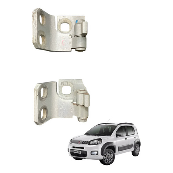 Par Dobradica Porta Tras Esquerda Uno Vivace 2010 2012 2016