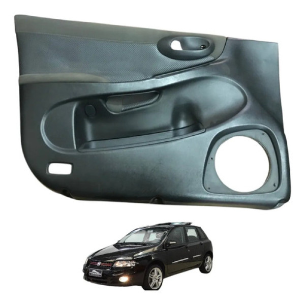 Forro Porta Dianteira Esquerda Fiat Stilo Sporting 2007 2008 Preto