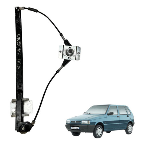 Máquina Vidro Manual Direito Dianteiro Fiat Uno 2004 2008
