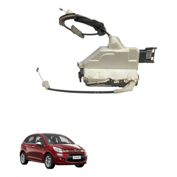 Fechadura Eletrica Traseira Direito Citroen C3 2012 2014 16
