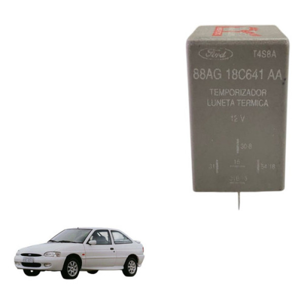 Rele Resistencia Vidro Ford Escort Zetec 1997 1999 2000