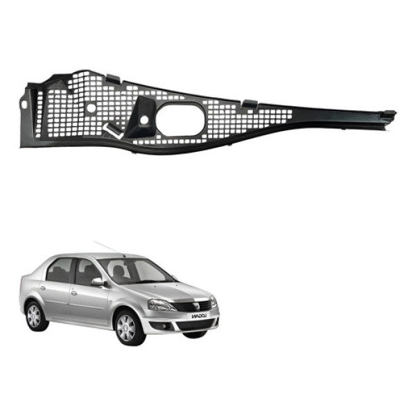 Grade Churrasqueira Lado Direito Logan 2008 2013 2014
