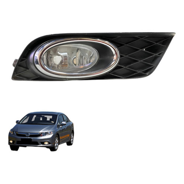 Grade Farol Milha Direito Honda Civic 2012 2014 2016
