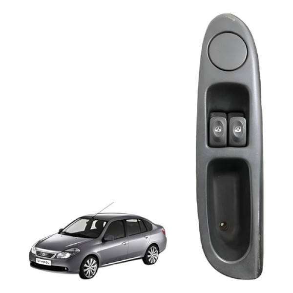 Botão Vidro Dianteiro Esquerdo Renault Symbol 2009 2010 2013